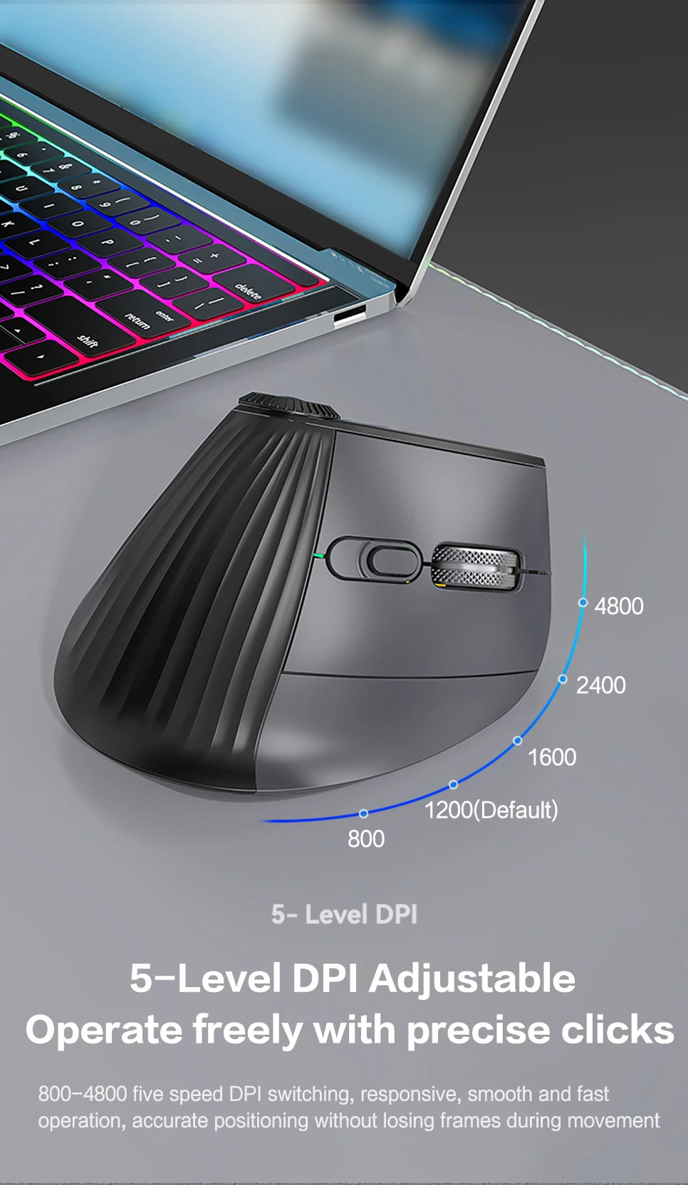 CowLost | backlit-wireless-ergonomic-mouse-with-smart-flying-scroll-function-adjustment-knob-bluetooth-2-4g-rechargeable-gaming-mouse |16