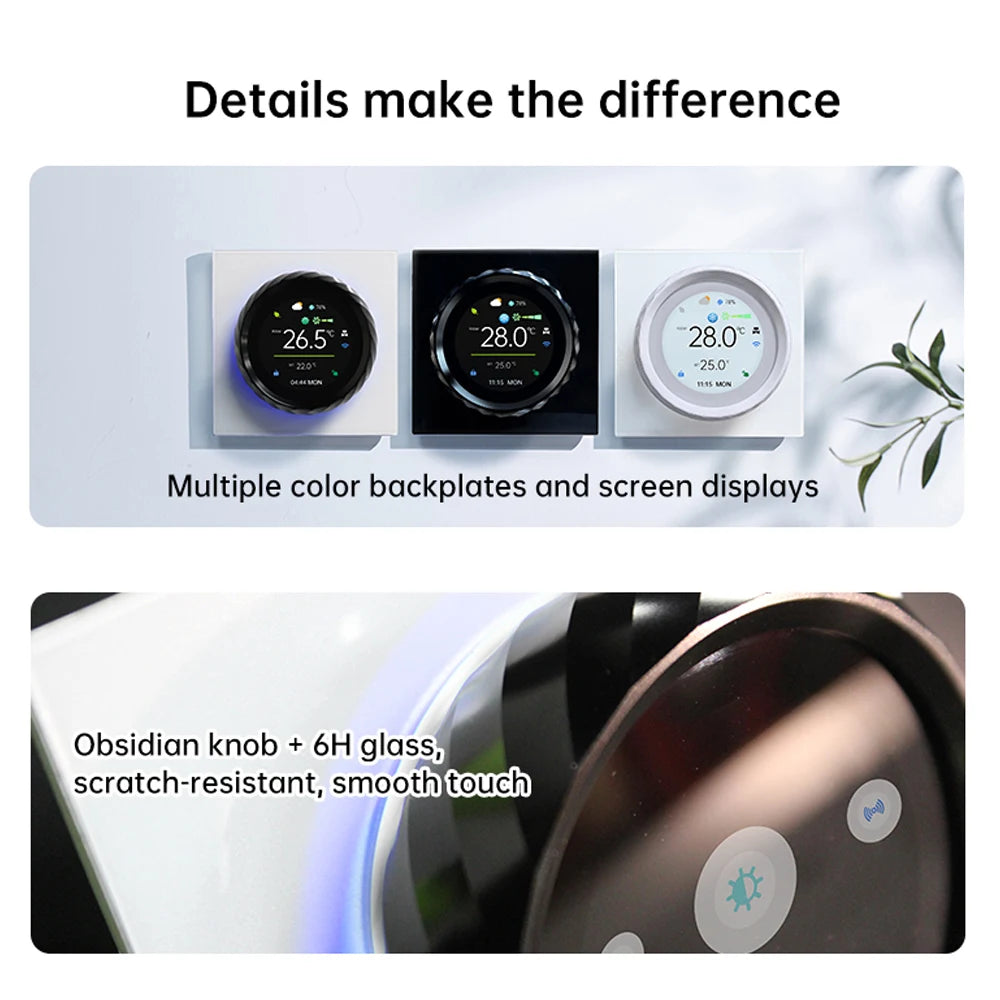 Tuya WiFi Smart BAC-2007ELW Thermostat for Fan Coil Units with Alexa & Google Assistant