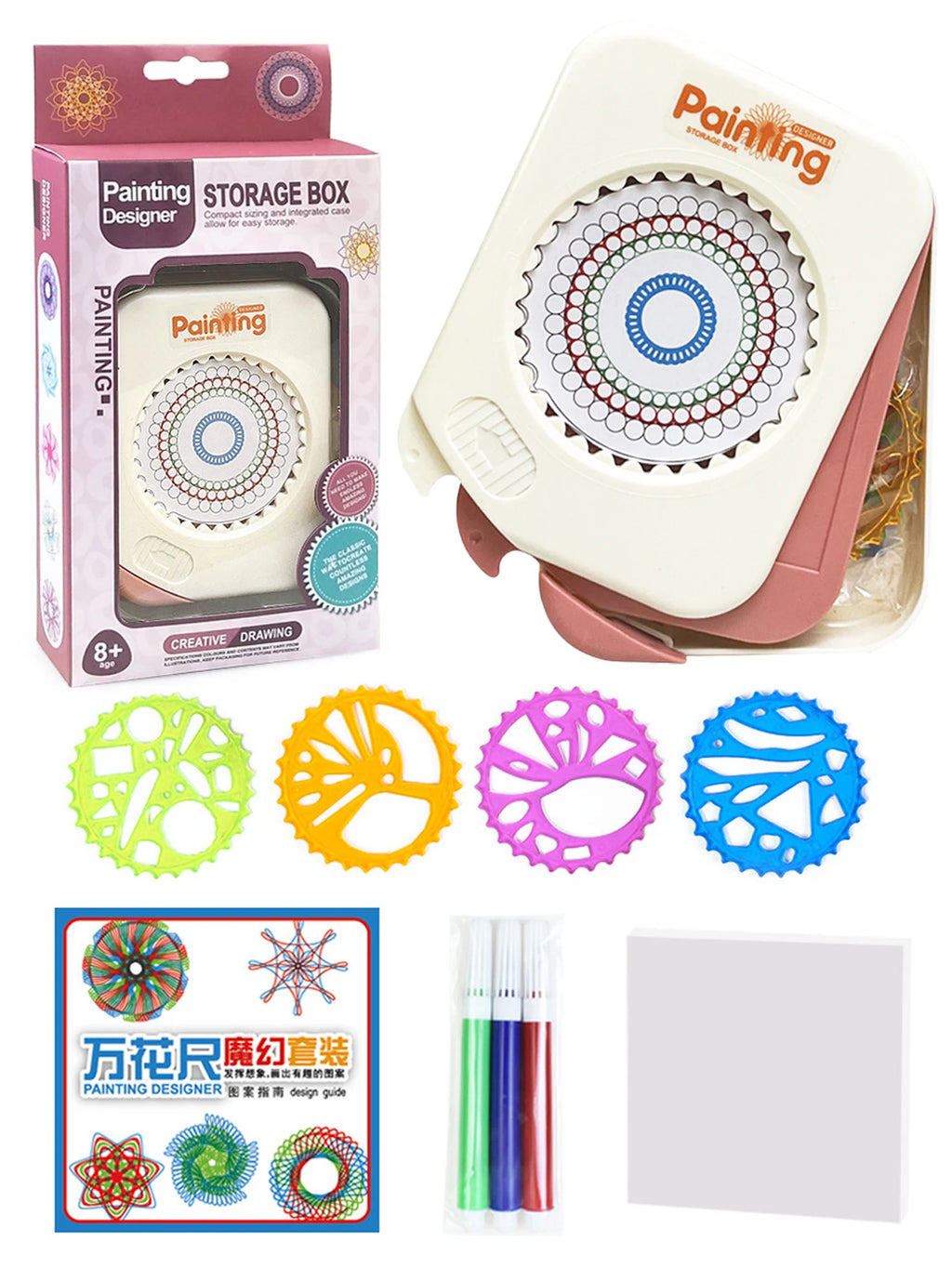 CowLost | product_id-spirograph-geometric-drawing-toy-set-with-special-shaped-rulers-and-classic-gear-designs |12