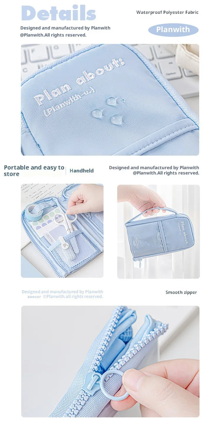 CowLost | product_id-planwith-multi-purpose-standing-pencil-bag-with-detachable-3-layer-desktop-organizer-for-school-work |15