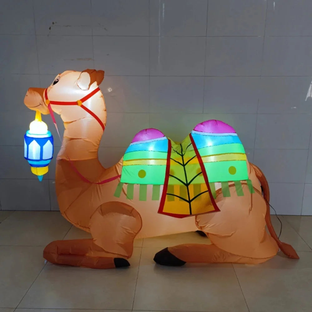 CowLost | 1-8m-6ft-ramadan-inflatable-camel-decoration-built-in-led-lights |2