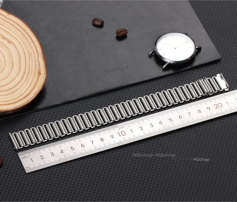 20mm 22mm Stainless Steel Bonklip Watchband Quick Release Universal Strap