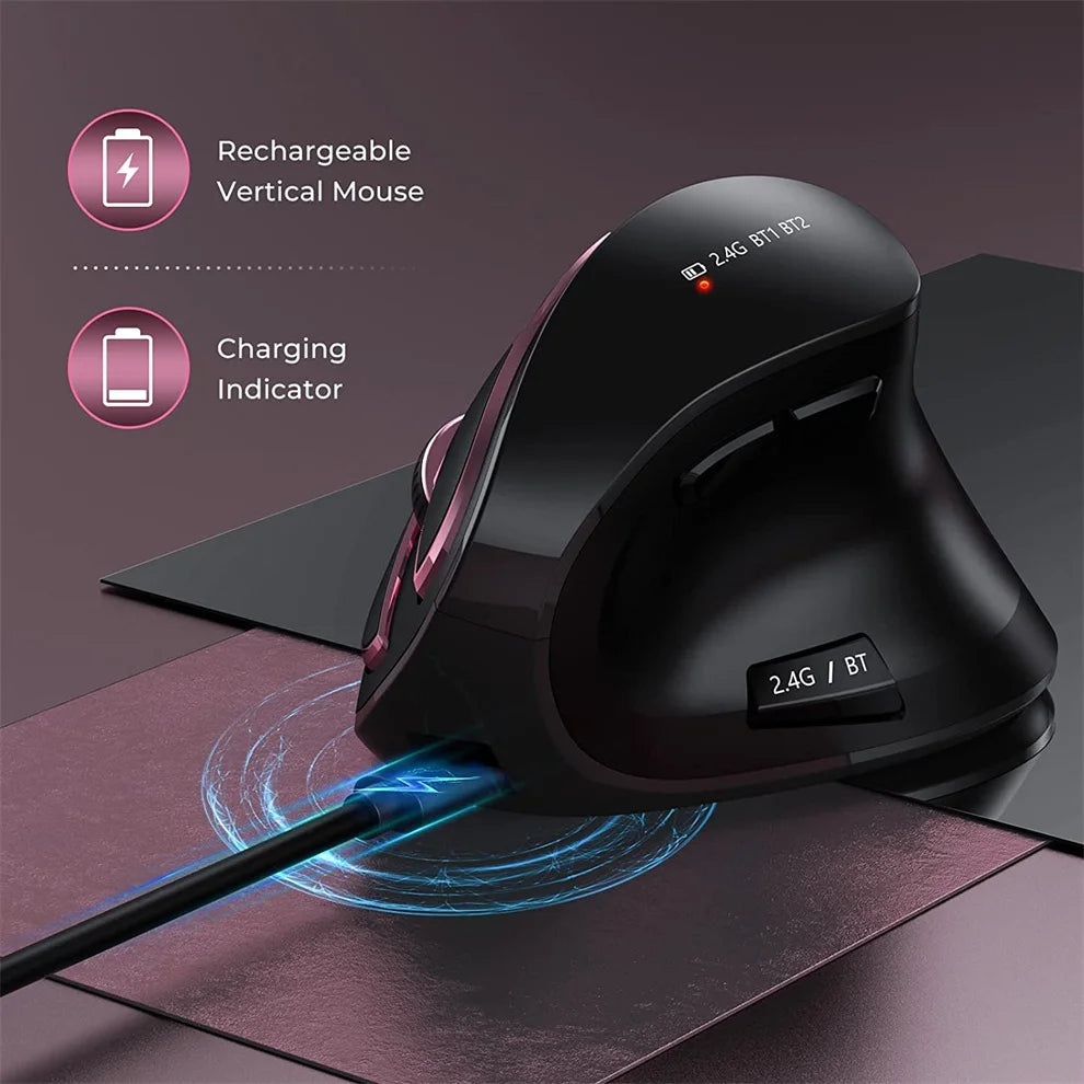 CowLost | product_id-jomaa-2-4g-bluetooth-vertical-wireless-mouse-9-button-rechargeable-for-mac-pc-ipad |3