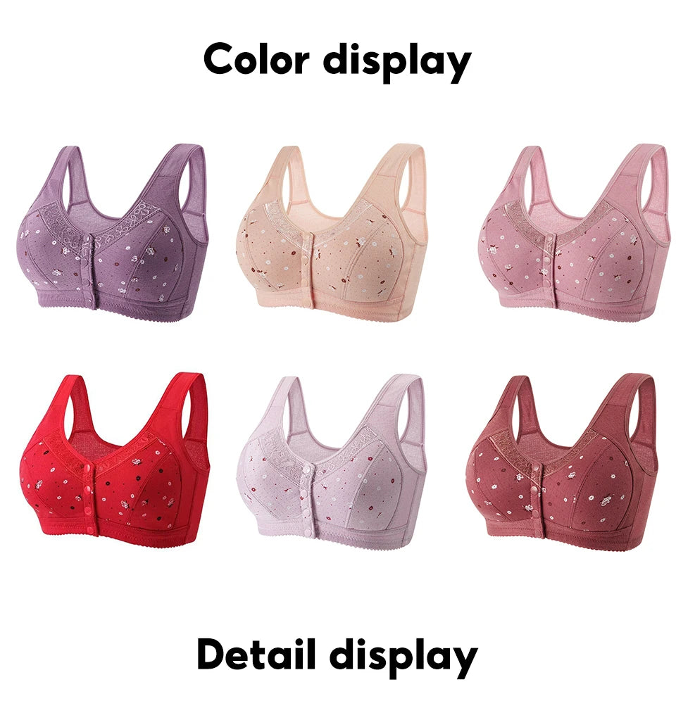 CowLost | product_id-fallsweet-3-piece-wireless-front-closure-seamless-lace-bra-set-plus-size |8