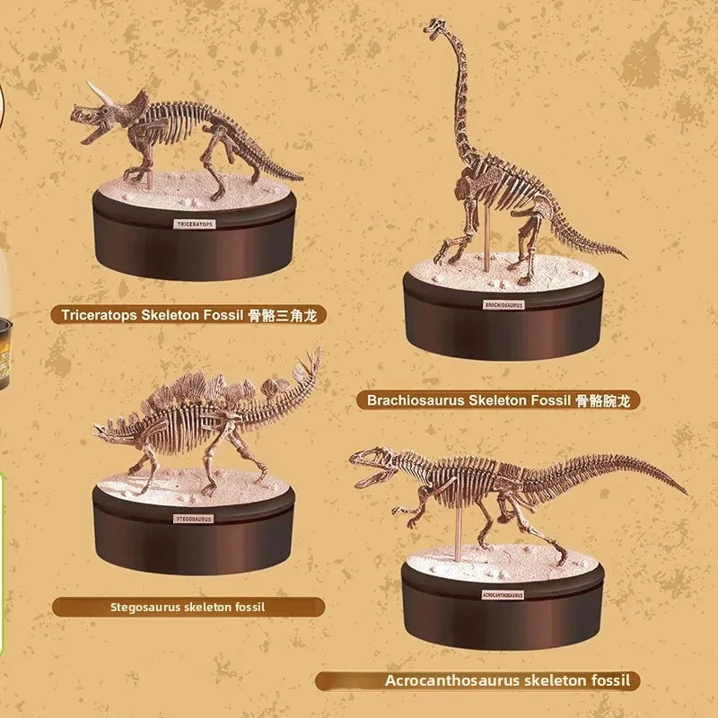 Dinosaur Excavation 3D Puzzle Toy Skeleton Fossil Model Chiosaurus