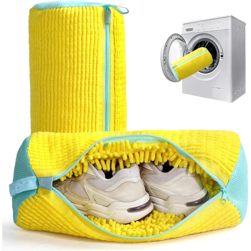 CowLost | product_id-padded-polyester-shoe-laundry-wash-bag-with-soft-fluffy-fibers |7