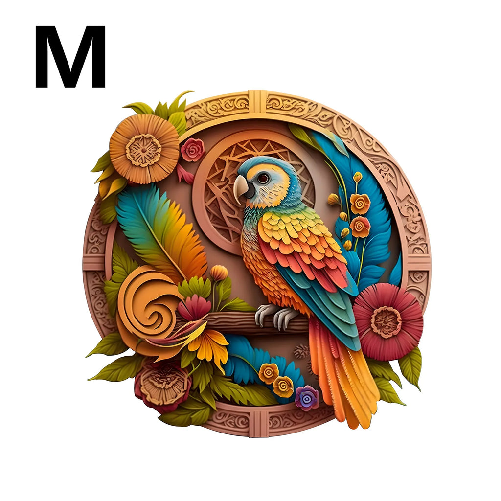 CowLost | product_id-wooden-circular-3d-bird-puzzle-halloween-christmas-decor-gift |7