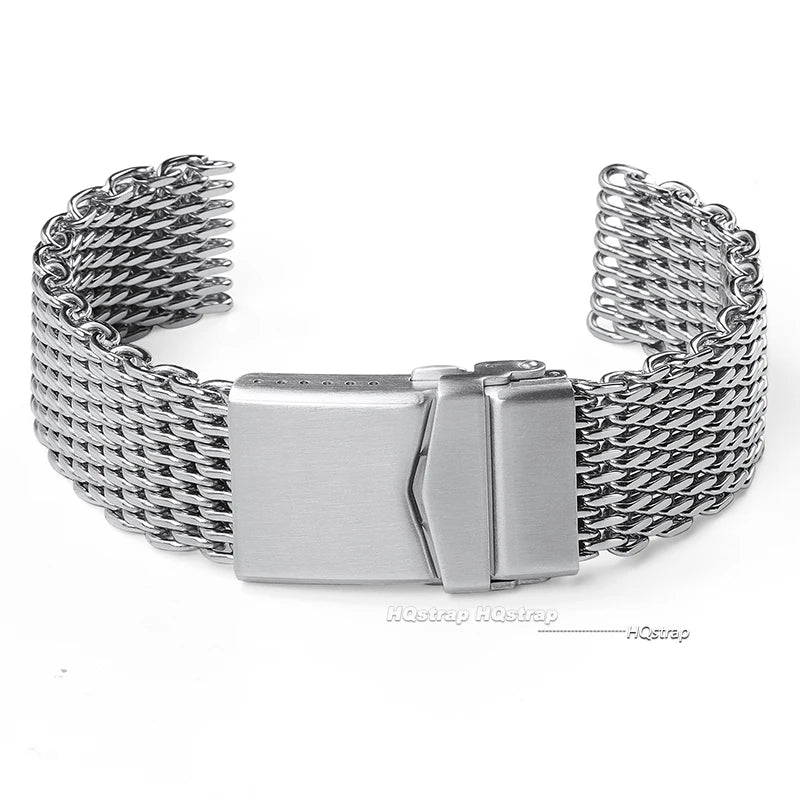 CowLost | product_id-stainless-steel-shark-mesh-watchband-for-seiko-18-22mm-adjustable-diving-buckle |5
