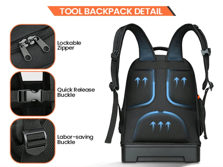 CowLost | product_id-durable-electrician-tool-bag-backpack-with-multiple-pockets-and-molded-bottom |10