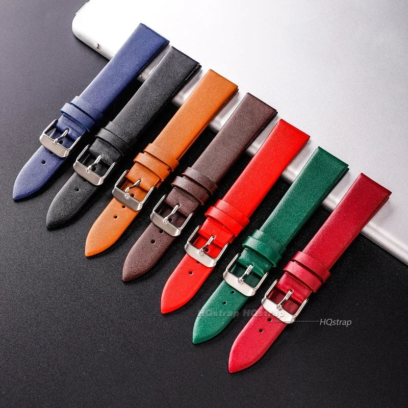 CowLost | product_id-ultra-thin-genuine-leather-watchband-for-women-12-22mm-red-white-black-strap |3