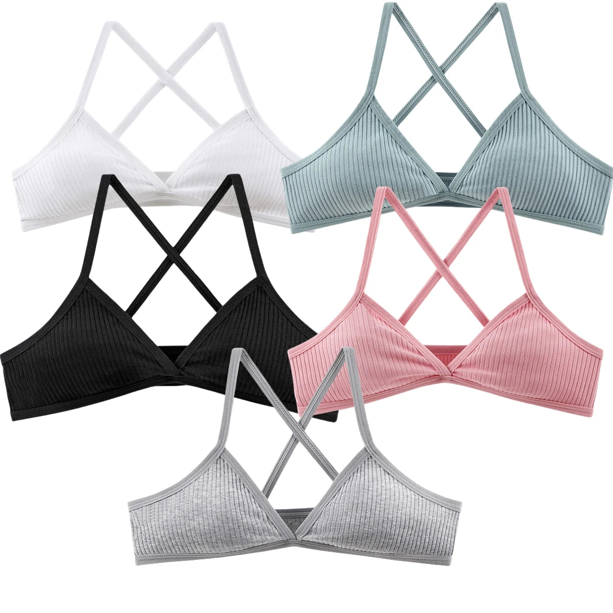 CowLost | product_id-wireless-v-neck-push-up-bra-1-3-cup-breathable-no-pads-s-l |7