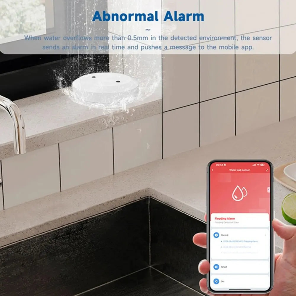 CowLost | water-flood-detectors-product_id-zigbee-water-leak-detector-flood-sensor-alarm-for-kitchen-bathroom-basement-compatible-with-tuya-smart-life-alexa-google-assistant |9