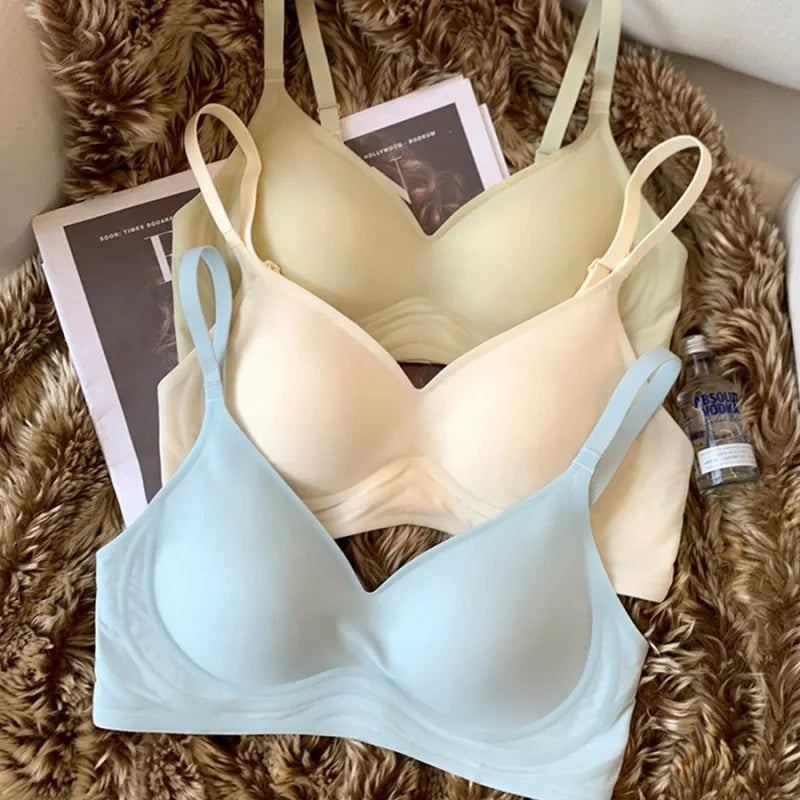 CowLost | product_id-womens-seamless-wire-free-sleep-bra-with-breathable-non-marking-gathered-support |8