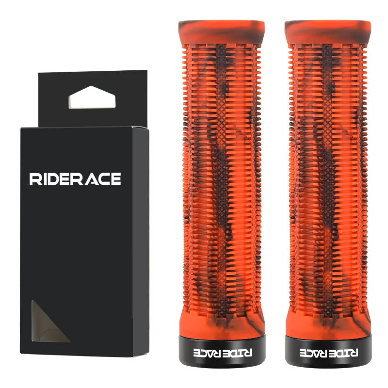 CowLost | riderace-bicycle-grips-lock-on-mountain-bike-handle-bar-cover-ergonomic-mixed-color-shockproof-tpr-rubber-cycling-handlebar-grip |15
