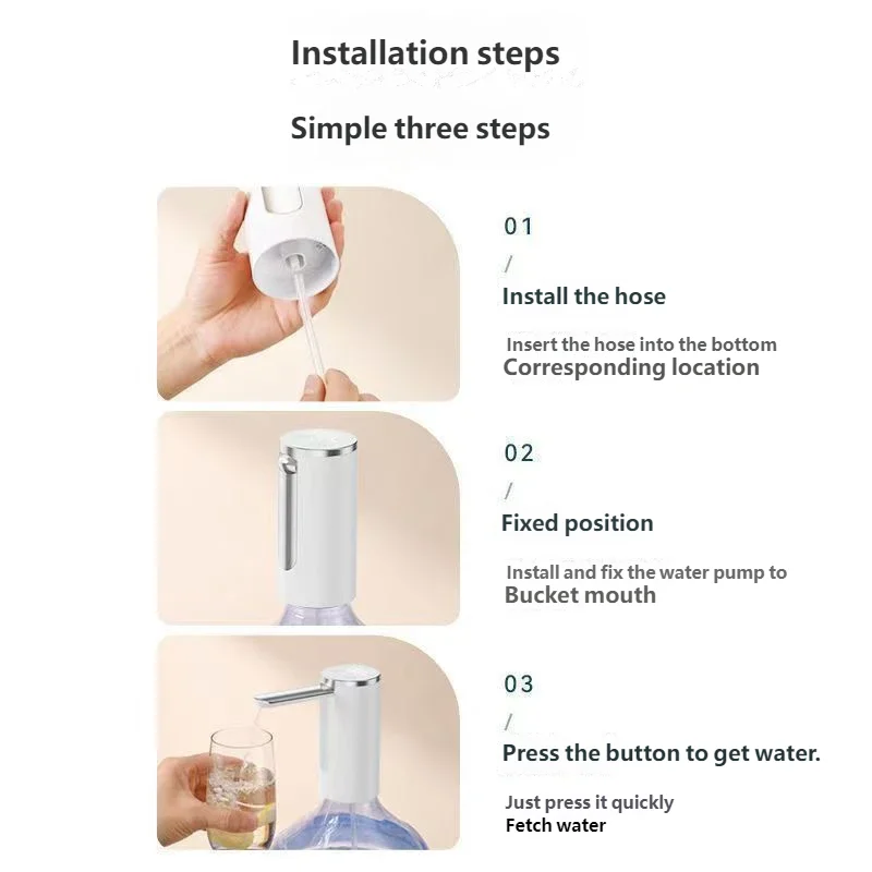 CowLost | product_id-homefish-usb-c-rechargeable-electric-water-bottle-pump-1200mah-led-touch-3-settings |6