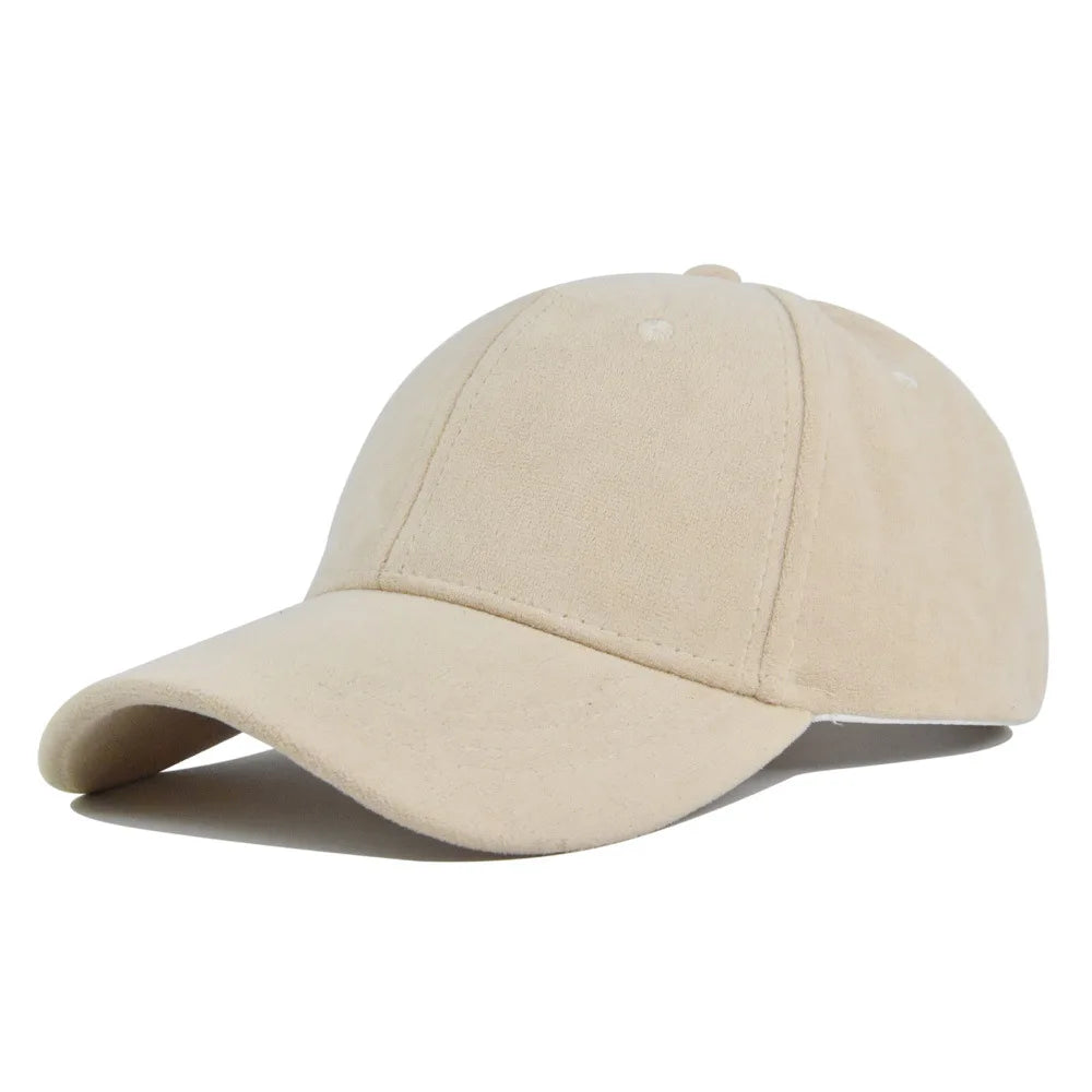 CowLost | solid-suede-retro-baseball-caps-for-men-women |32