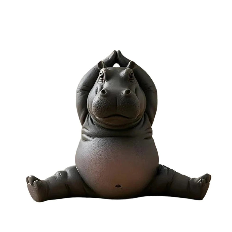 CowLost | product_id-handcrafted-resin-yoga-hippo-meditation-figurine |14