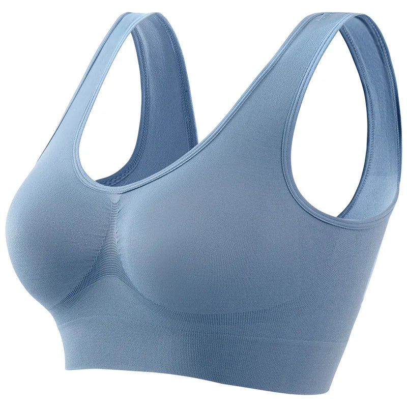 CowLost | product_id-women-seamless-wireless-push-up-breathable-sports-bra-crop-top-s-5xl |7
