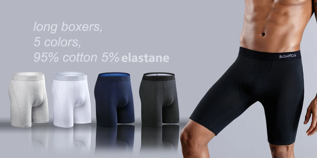 CowLost | activewear-pants-4pcs-mens-boxer-briefs-with-elastic-waistband-skull-print |8
