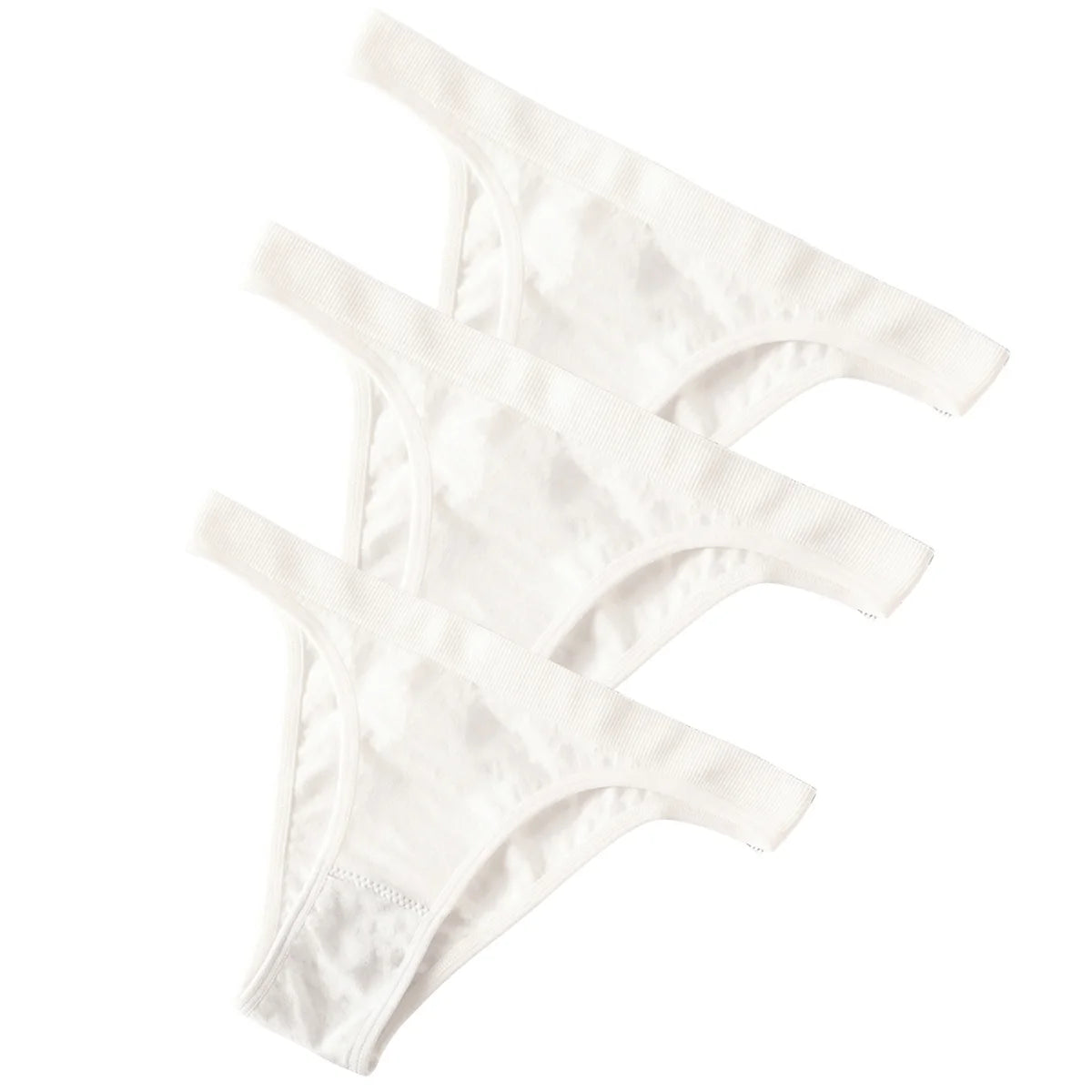 CowLost | product_id-3pcs-women-s-high-rise-seamless-brazilian-stretch-panties-m-l |11