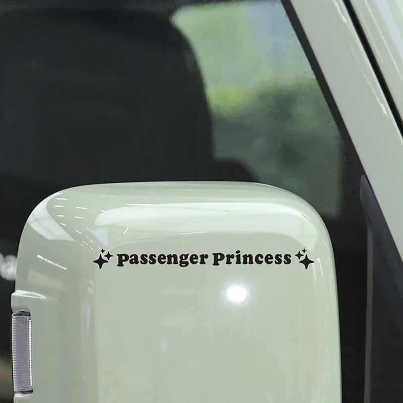 CowLost | 2pcs-mirror-decoration-sticker-passenger-princess-star-mirror-decal-sticker-rearview-mirror-car-vinyl-decoration-funny-car-decal |10