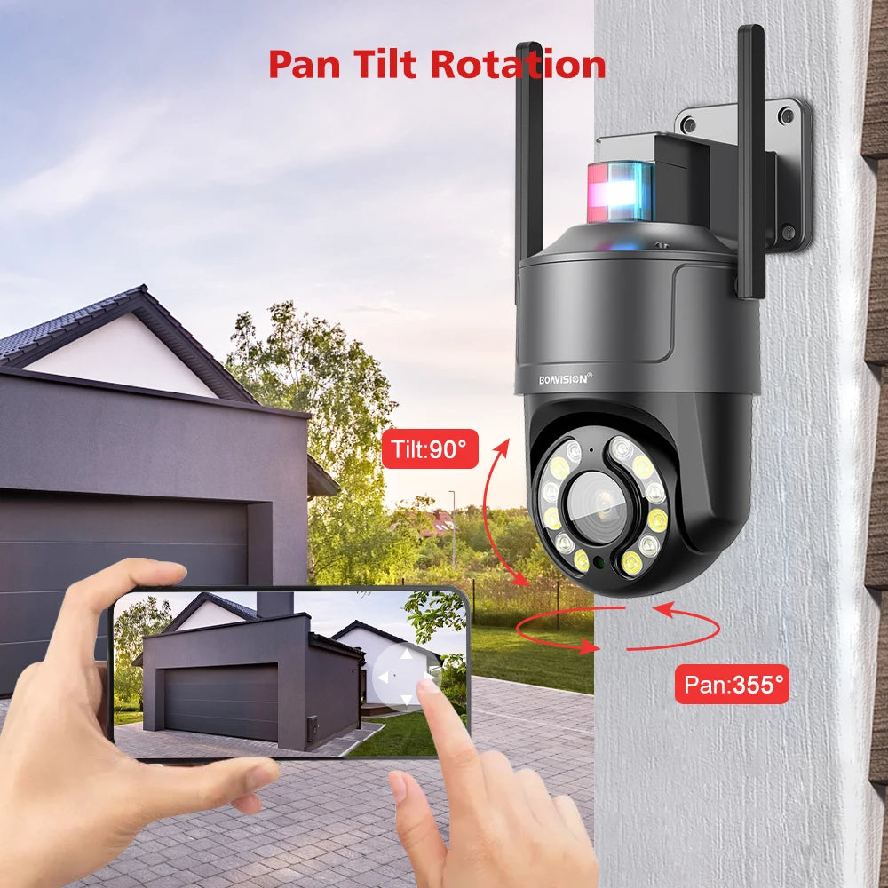 CowLost | 5mp-20x-zoom-outdoor-surveillance-camera-ptz-wifi-4g-poe-red-blue-warning-lights-human-detection-auto-tracking-security-camera |2