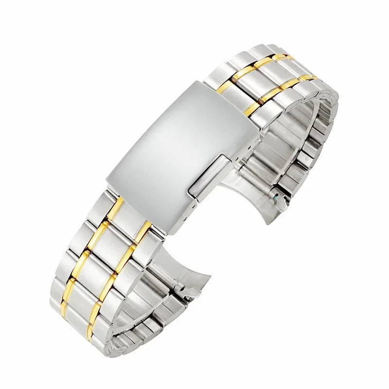 CowLost | product_id-curved-end-stainless-steel-metal-band-20mm-22mm-universal-replacement-strap-for-seiko-rolex-watches |5