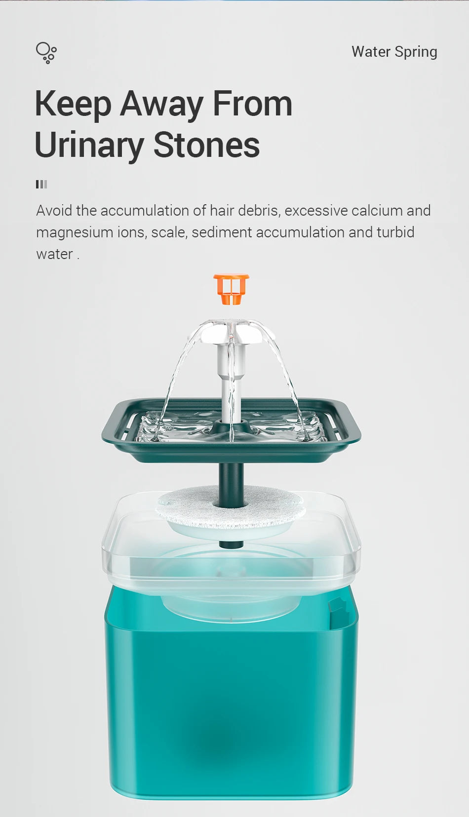 CowLost | cat-food-rojeco-led-cat-water-fountain-filter-automatic-dispenser |11