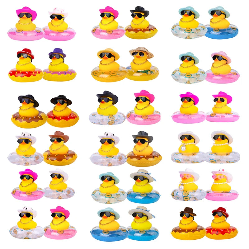 CowLost | product_id-2-pack-mini-yellow-rubber-duck-car-dashboard-toy-decoration |1