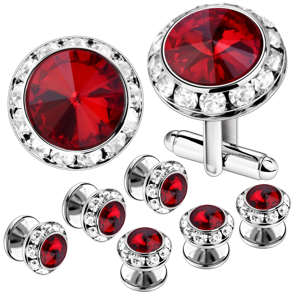 CowLost | clothing-accessories-hawson-royal-blue-gemstone-cufflinks-tuxedo-studs-set-for-men-formal-wear |3