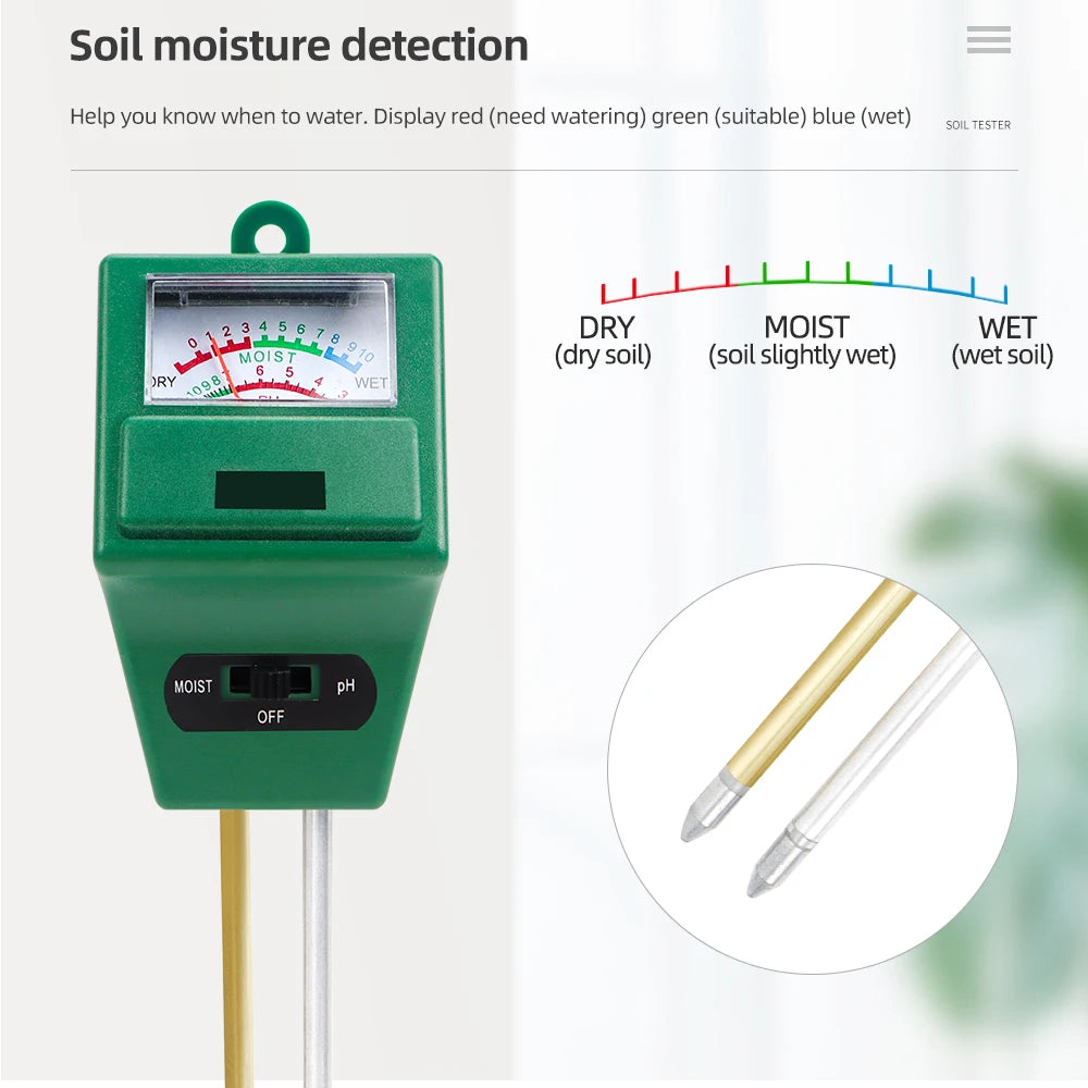 Digital Soil PH Meter Tester with Probe for Garden Plant Soil Acidity Test