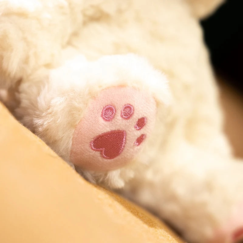 CowLost | fencing-barriers-devon-rex-plush-toy-german-curly-cat-soft-stuffed-doll |6