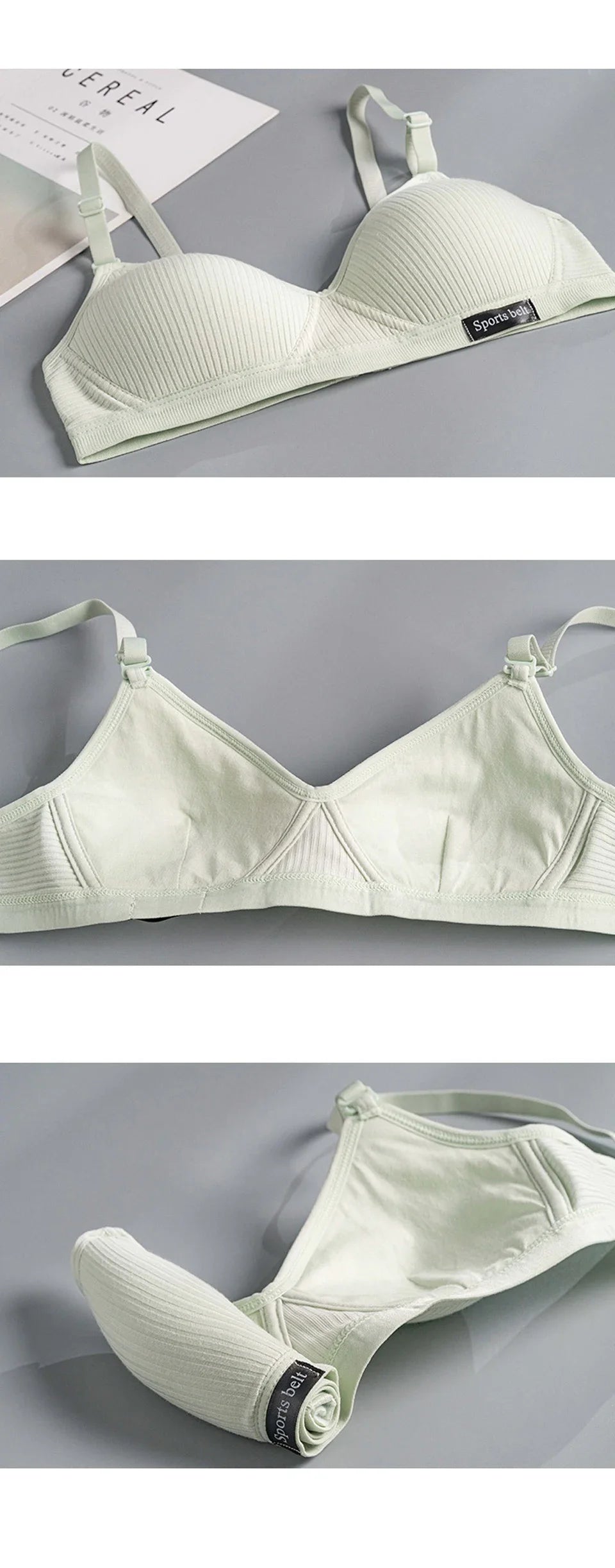 CowLost | product_id-fallsweet-womens-wireless-seamless-push-up-3-4-ab-cup-bra |8