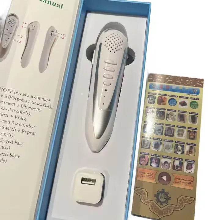 CowLost | 25-voices-24-translations-best-muslim-product-quran-read-pen-built-in-8gb-holy-learning-pen |1