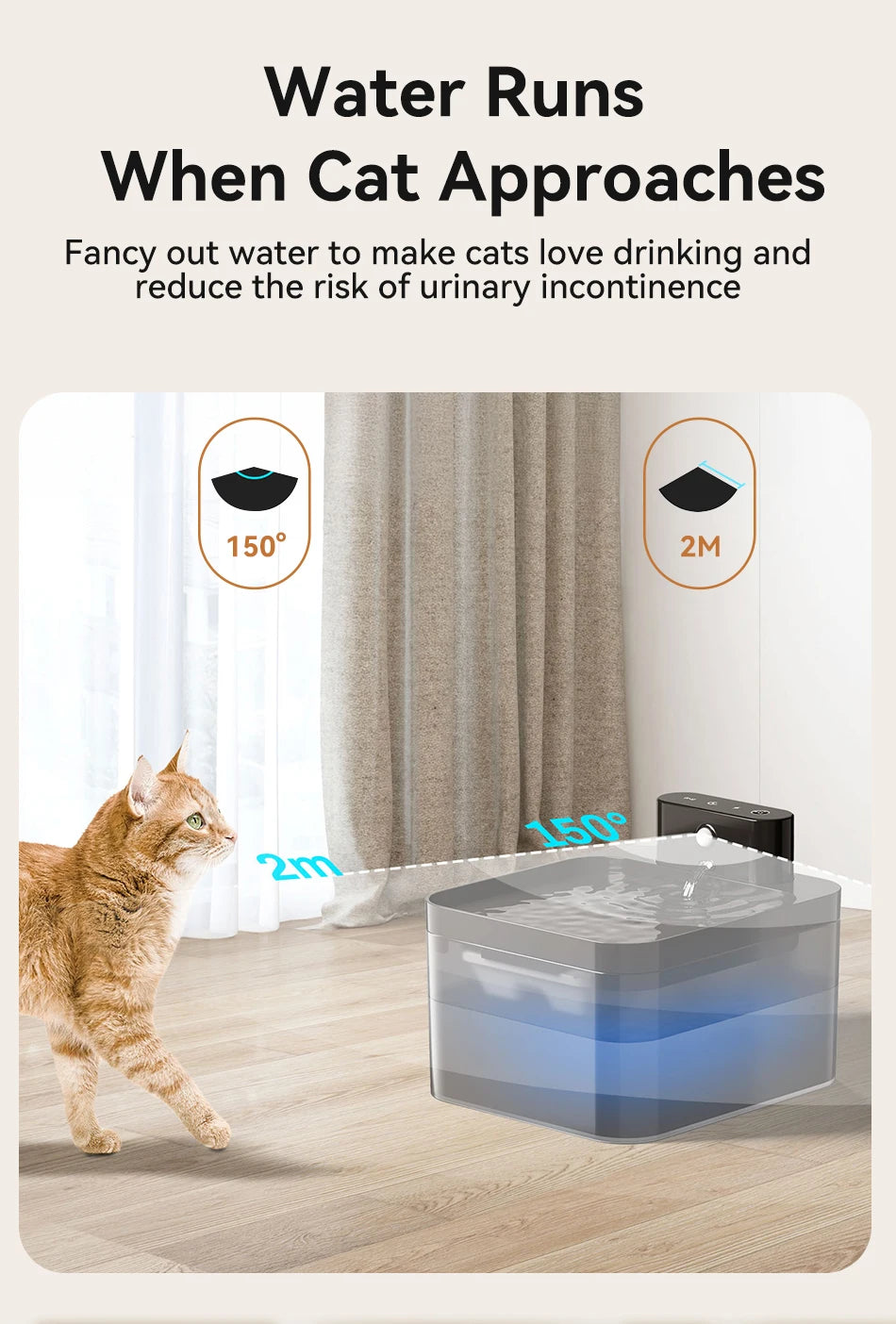 CowLost | cat-food-rojeco-automatic-wireless-cat-water-fountain-2-2l |10