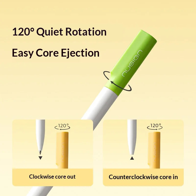 CowLost | product_id-deli-nusign-0-5mm-rotating-gel-pen-silent-smudge-proof-ink-minimalist-professional-writing-pen-for-exams-and-notes |4