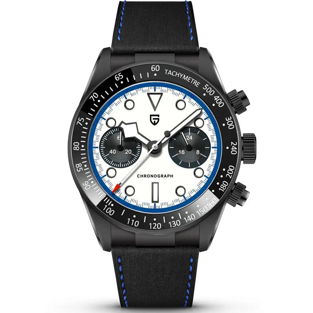 CowLost | pagani-design-2025-new-all-black-bb-panda-chronograph-luxury-quartz-watch |1