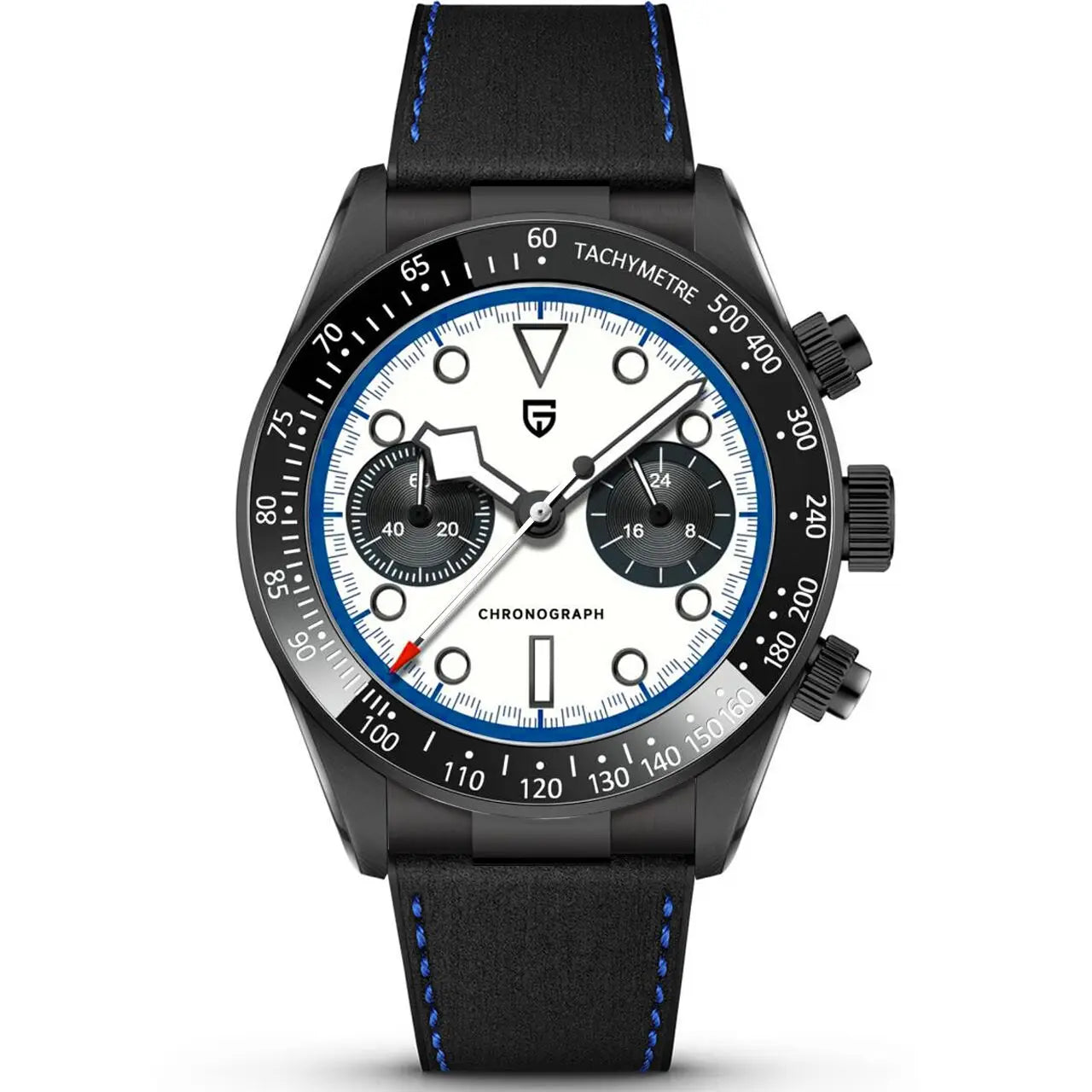 CowLost | pagani-design-2025-new-all-black-bb-panda-chronograph-luxury-quartz-watch |1
