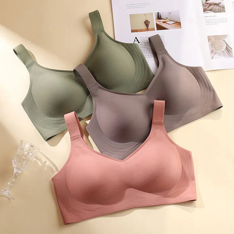 CowLost | product_id-seamless-wire-free-push-up-bra-for-women-large-size-with-adjustable-thin-molded-cups |1
