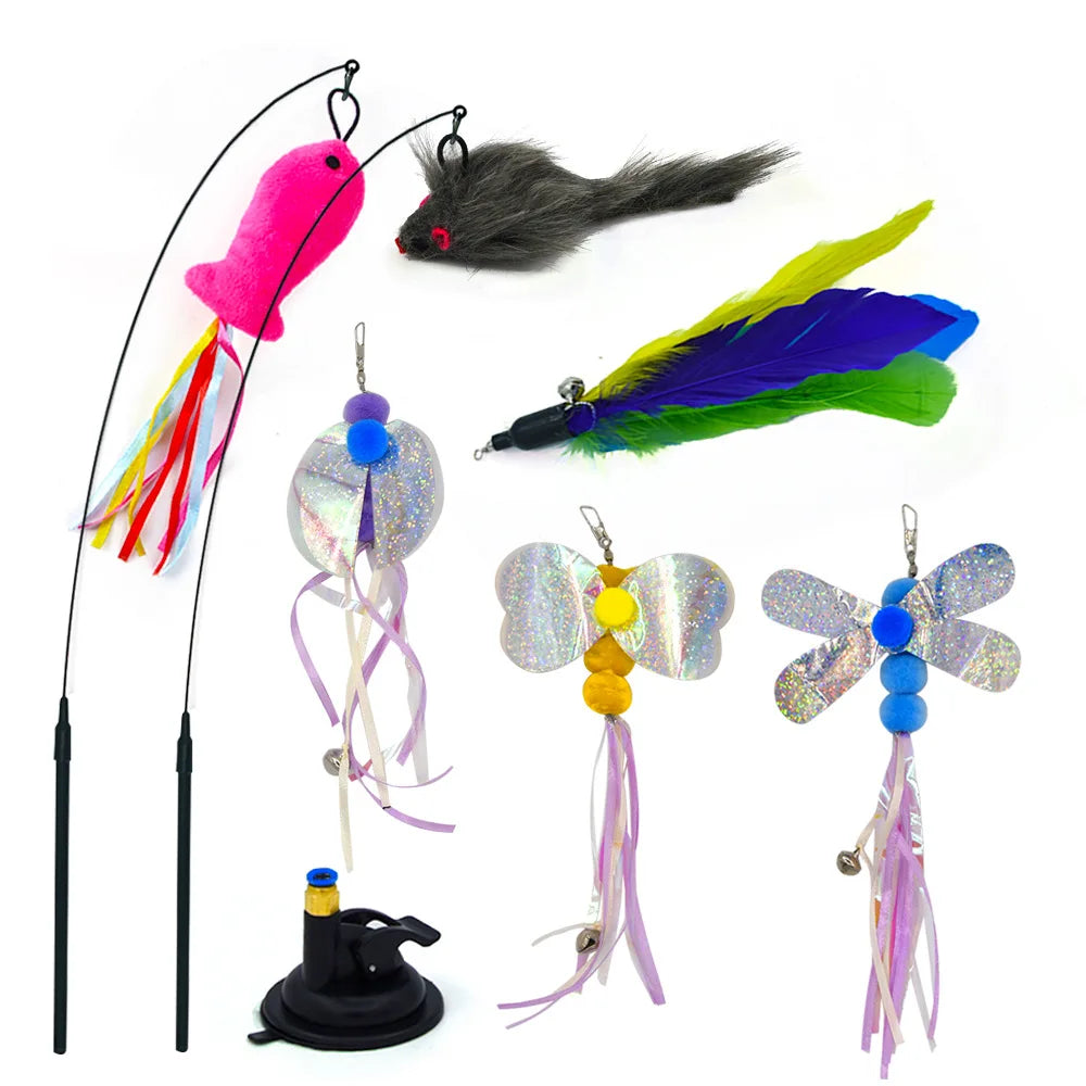 CowLost | cat-treats-handfree-interactive-cat-feather-wand-toy-with-suction-cup |19
