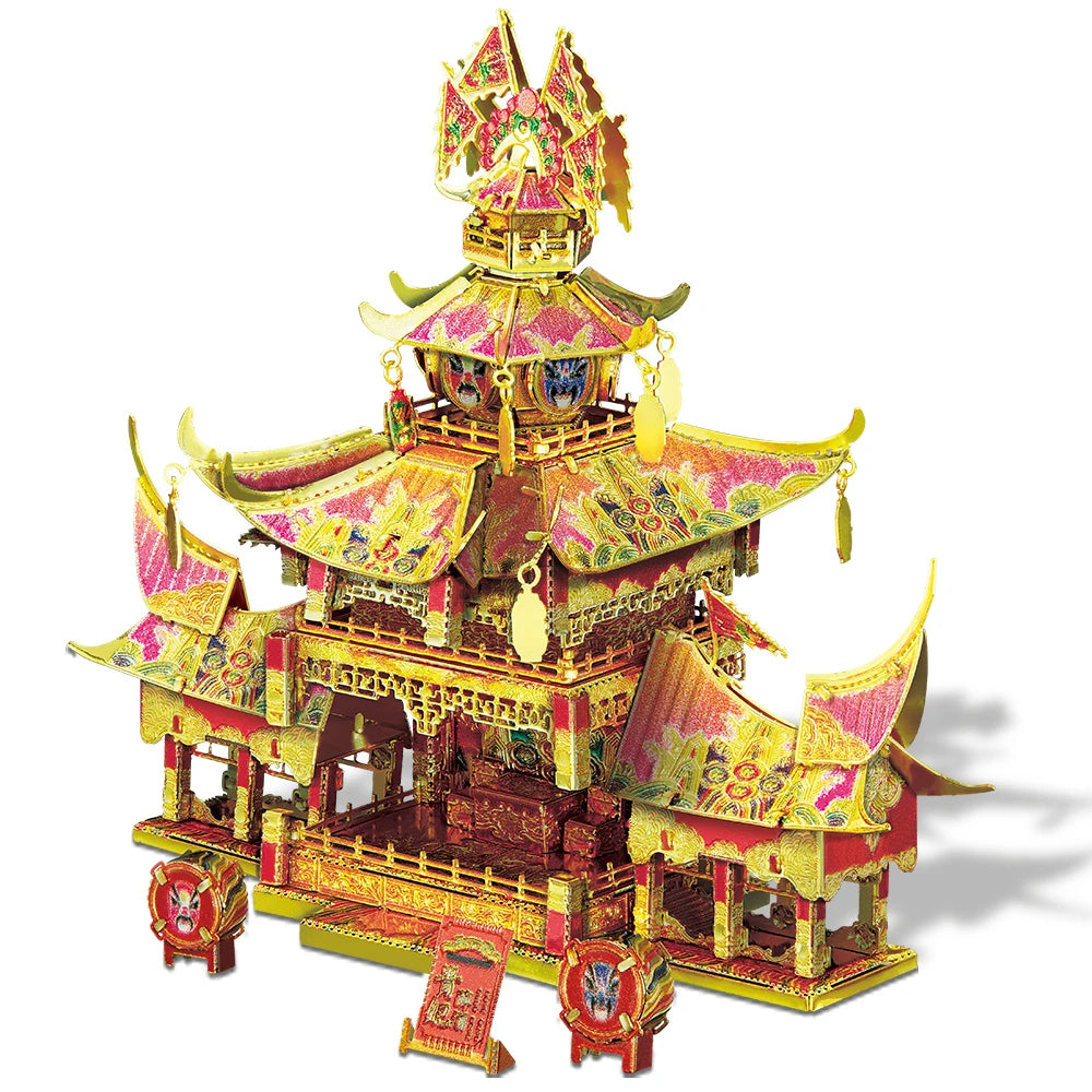 CowLost | fencing-barriers-piececool-3d-metal-puzzle-chinese-ancient-buildings-model-kit |13