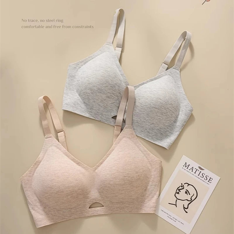 CowLost | product_id-seamless-wire-free-triangle-push-up-bra-for-women-comfortable-support |4