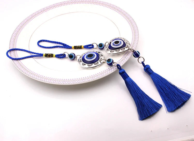 CowLost | product_id-blue-evil-eye-crystal-tassel-car-rearview-mirror-pendant-halloween-talisman-gift |14