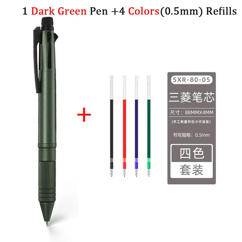 CowLost | product_id-japan-uni-jetstream-metal-5-in-1-ballpoint-pen-mechanical-pencil-msxe5-2000a-0-5mm |15