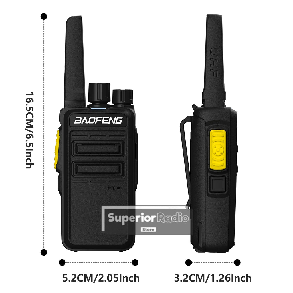 CowLost | mobile-phone-cases-baofeng-bd-v12a-mini-walkie-talkie-uhf-400-480mhz-noise-reduction-usb-c-charging |10