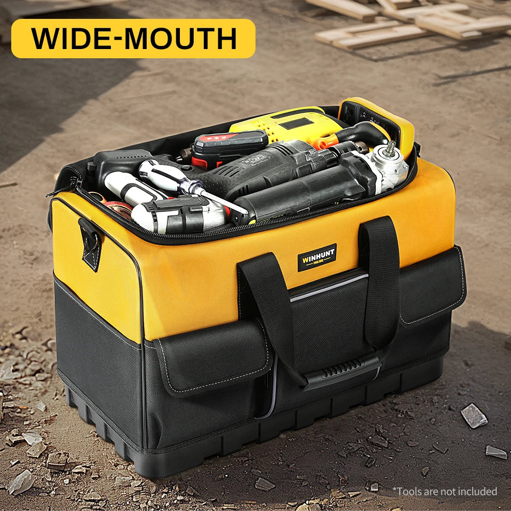 CowLost | product_id-winhunt-heavy-duty-tool-bag-with-wide-mouth-molded-bottom-adjustable-strap |2