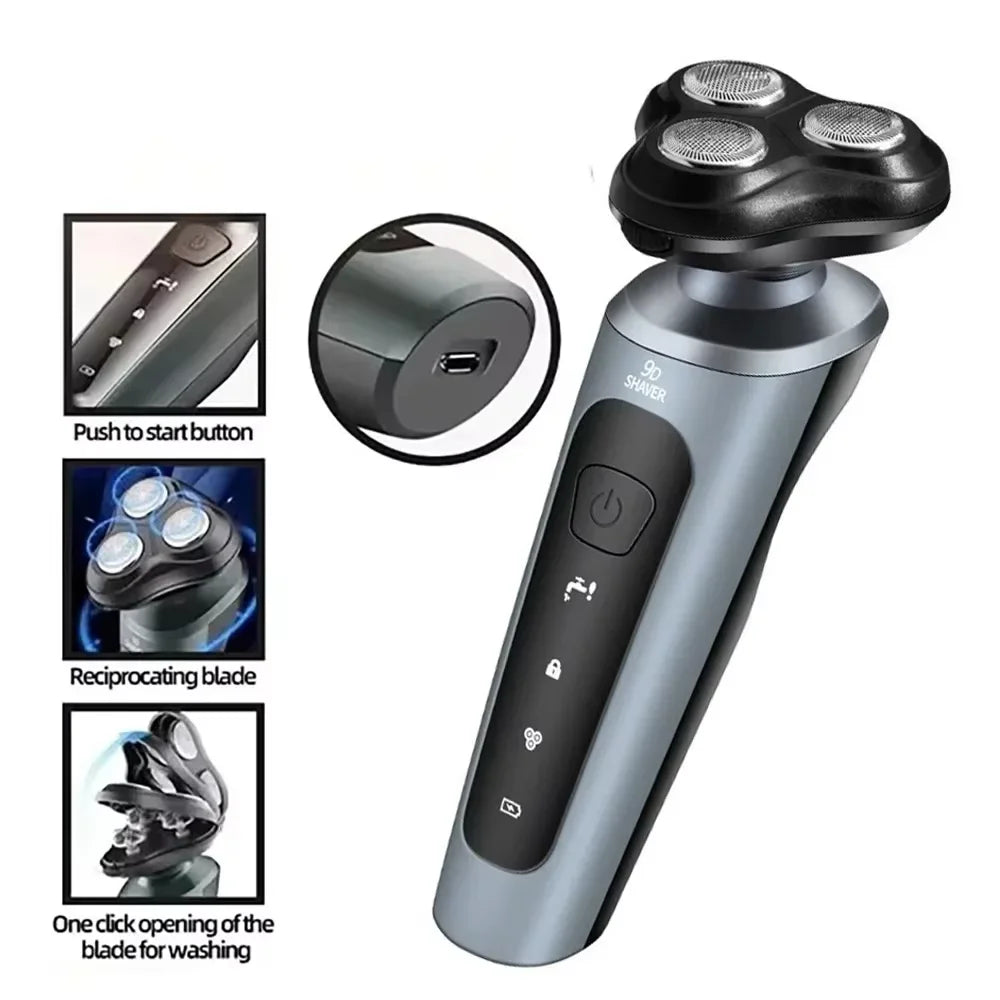 CowLost | product_id-glonxd-mens-rechargeable-wet-dry-beard-razor-for-smooth-shaving |6
