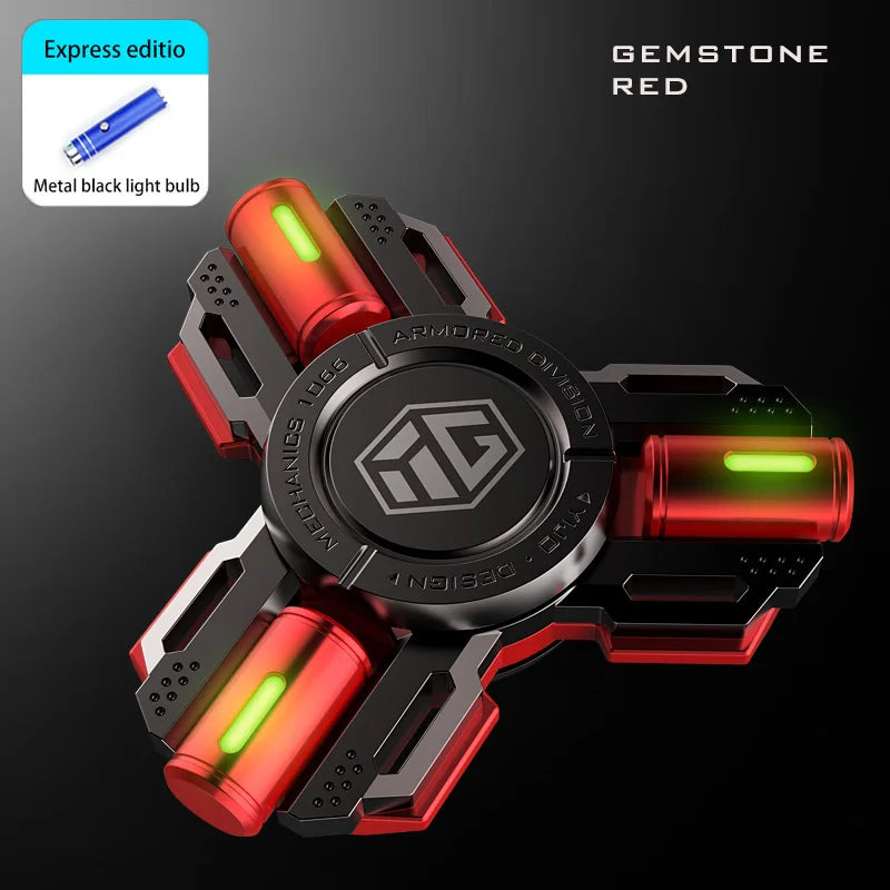 CowLost | permanent-glow-fidget-spinner-hand-spinner-alloy-material-long-rotation-high-speed-edc-child-adult-adhd-stress-relief-toy-gifts |20