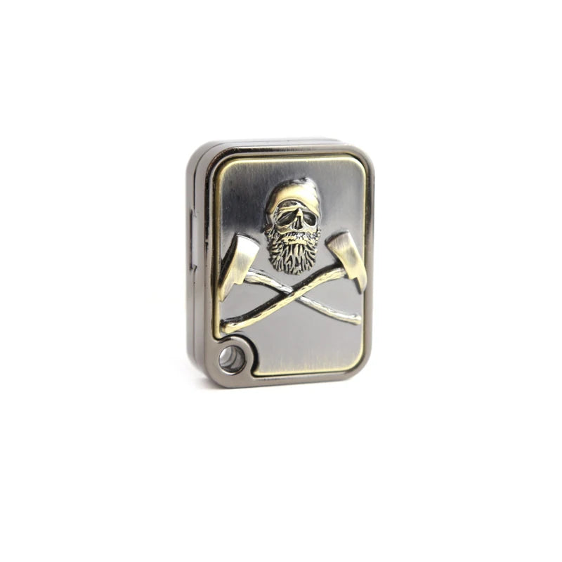 CowLost | edc-zinc-alloy-3d-skull-magnetic-stress-relief-toy-push-slider-tactile-sensory-tool-for-adhd-adults-gifts-fidget-slider |6