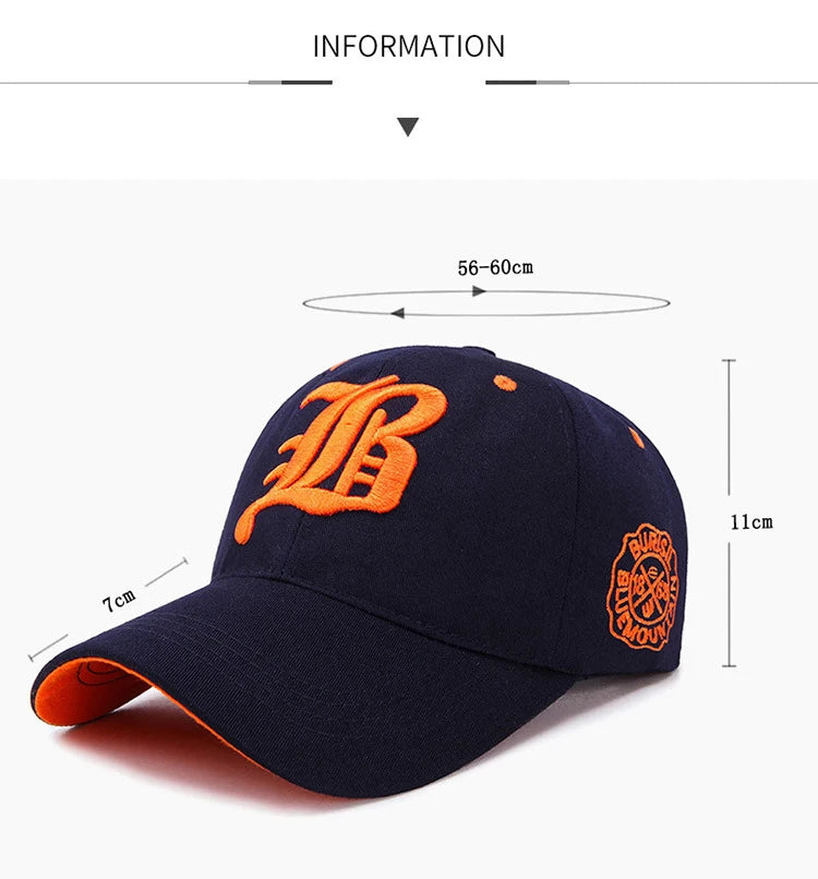 CowLost | men-womens-baseball-cap-summer-cotton-hat-embroidery-snapback-hip-hop-cap |7